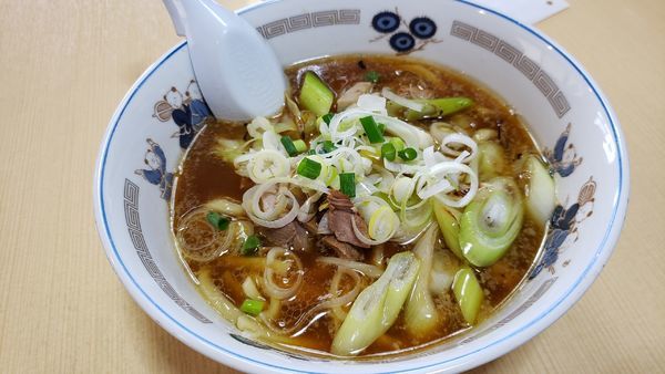 「ねぎラーメン600円」@手打ラーメン 長八の写真