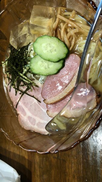 「鰹煮干し冷やしらぁ麺」@Soupmenの写真