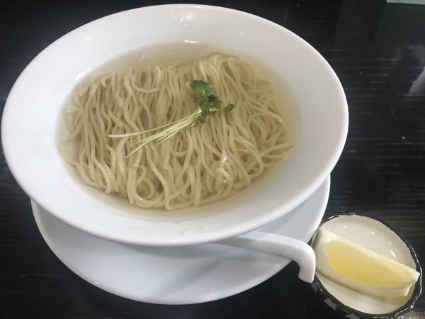 「会津山塩冷やしかけラーメン 600円」@うえんで 山鹿店の写真