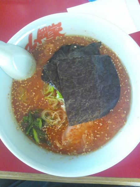 「辛味噌ラーメン」@ラーメン山岡家 一宮店の写真