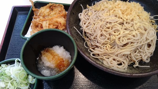 「朝そば 鬼おろし 大盛(クーポン)」@ゆで太郎 長者町店の写真