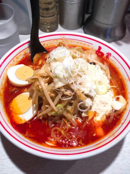 「北極やさい麺少なめ＋野菜大盛＋チーズ」@蒙古タンメン中本 品川店の写真