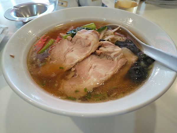 「#チャーシューメン #半中華丼 #700円」@陽華飯店の写真