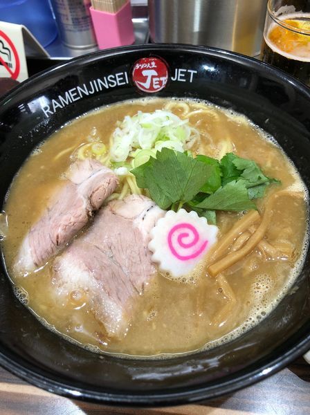 「鶏煮込みそば」@ラーメン人生 JET 福島本店の写真