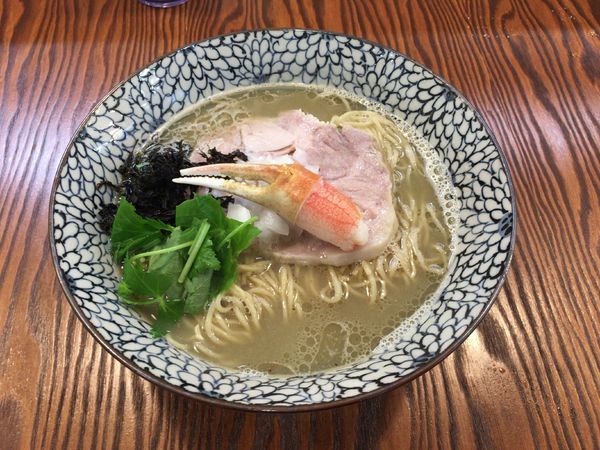 「カニSOBA 900円」@拉麺 イチバノナカの写真