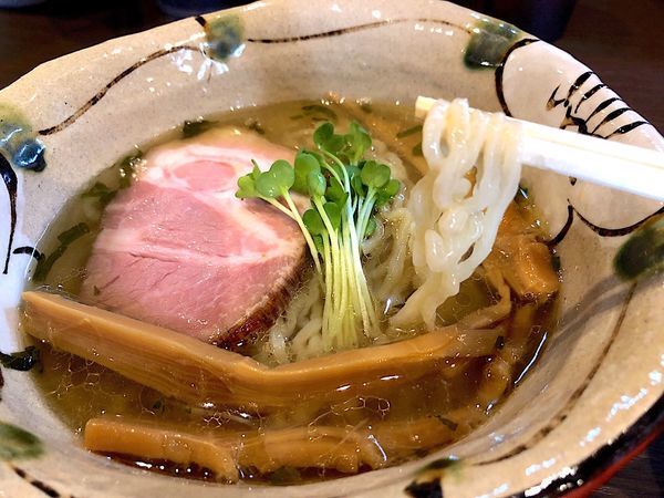 「塩煮干しそば」@中華そば 秋生の写真