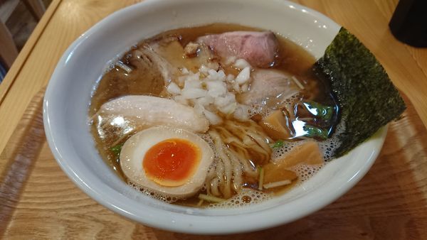 「特製煮干しラーメン 大盛」@らぁ麺屋まるわの写真