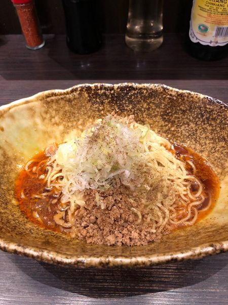 「汁なし坦々麺 ×1」@中華そば くにまつ 本店の写真