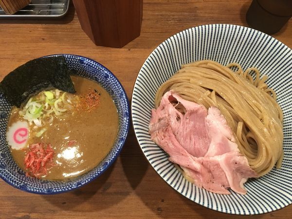 「味噌海老つけ麺(全粒粉麺)」@俺の麺 春道の写真