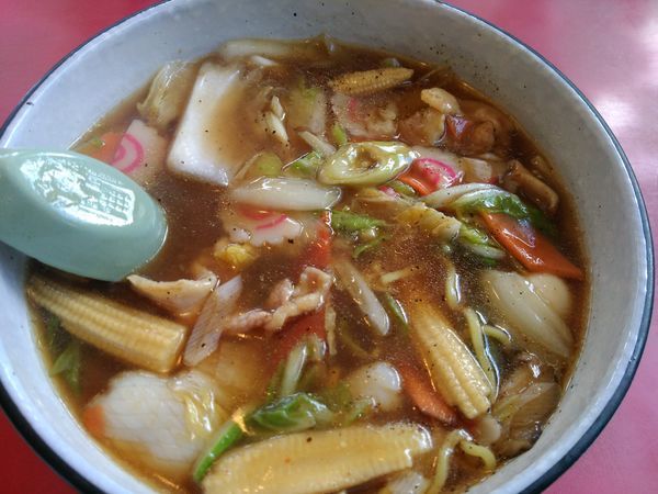 「広東メン」@手打ラーメン 珍来 木田余店の写真