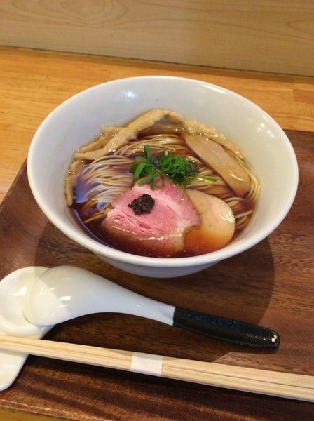 「ポルチーニ醤油らぁ麺８００円」@入鹿（IRUCA）-Tokyo-の写真
