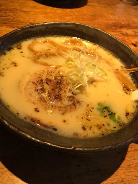 「豆乳ラーメン」@手打ちラーメン創房 舌笑家の写真