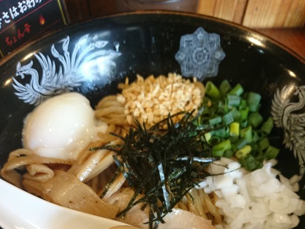 「まぜそば 並盛」@ぼすやの写真