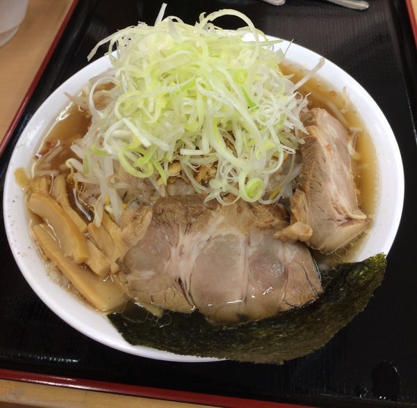 「がっつりもやし佐野らーめん 大盛」@らーめん さのや 東北自動車道下り佐野SA店の写真