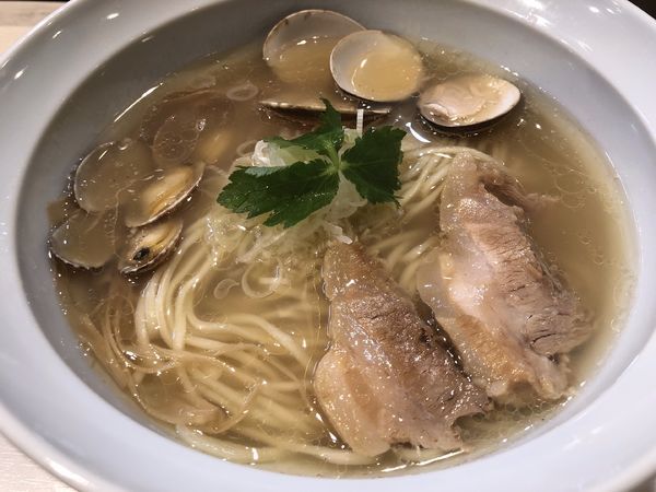 「貝だし塩そば　800円」@贔だしやの写真