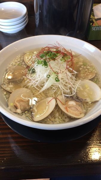 「あさりらーめん」@らぁめんkitchen けんけんの写真