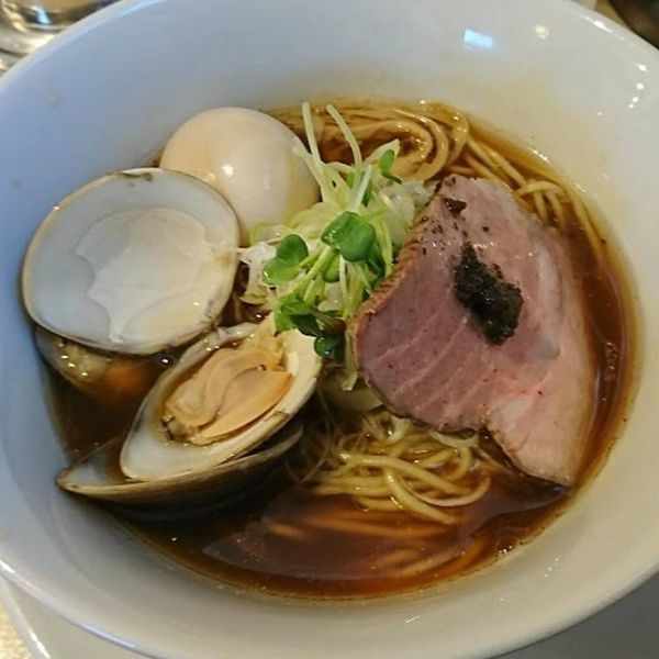 「味玉蛤そば(醤油)」@麺屋壱心の写真