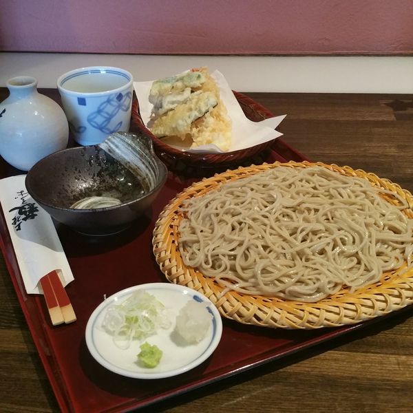 「天せいろ蕎麦」@えびな 上野藪そばの写真