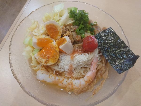 「冷やしかれーそば（並）」@すすり処  奥がわの写真