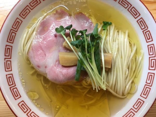 「（竹）中華そば 750円」@自家製麺 くろ松の写真