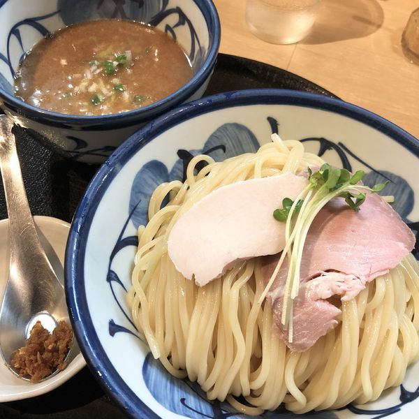 「鶏と魚介のつけ麺（大盛）」@つけ麺 たけもとの写真