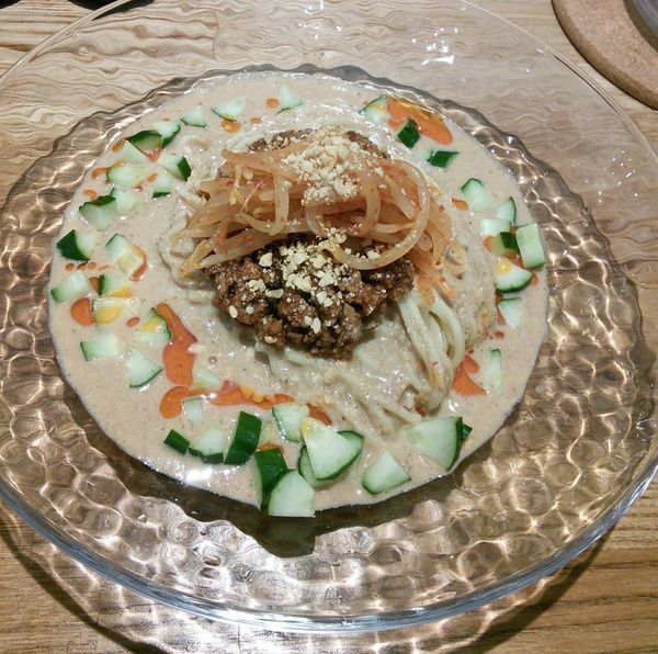 「【期間限定】冷し担々麺　８５０円」@饗膳麺 昌㐂の写真