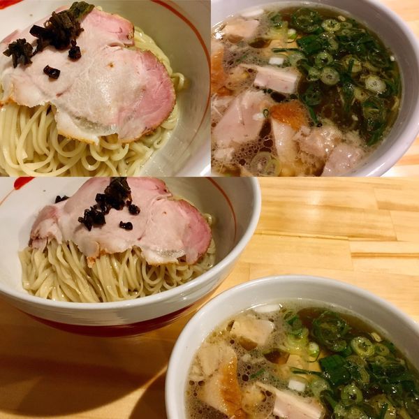 「☆つけ麺に味玉☆」@川の先の上の写真