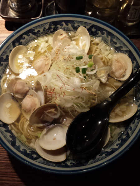 「はまぐりラーメン980円(大盛り無料)」@和風楽麺 四代目 ひのでやの写真