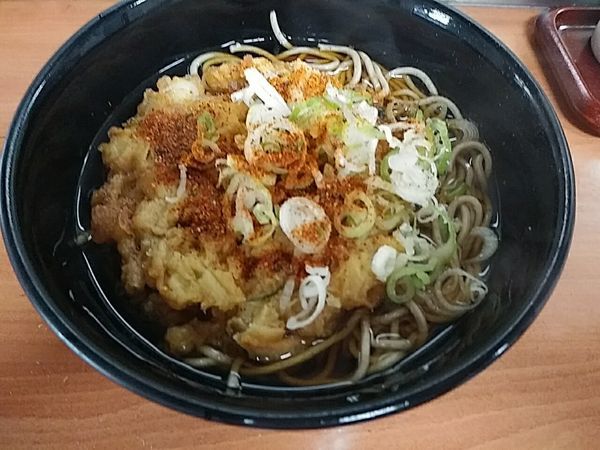 「かき揚げそば」@土浦華月庵 下り店の写真