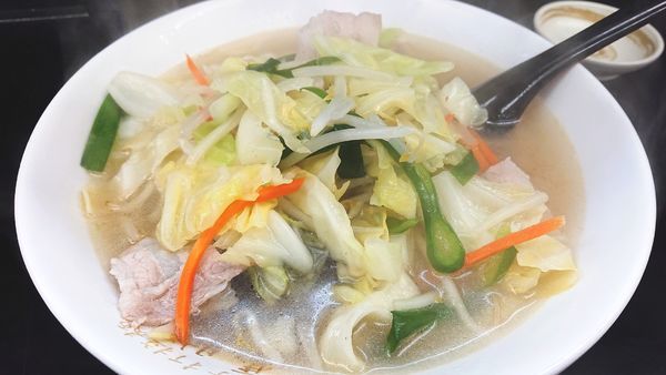 「タンメン」@中国手打拉麺 馬賊 日暮里店の写真
