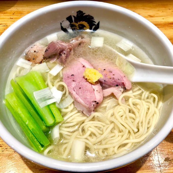 「鴨中華そば塩850円」@満鶏軒の写真