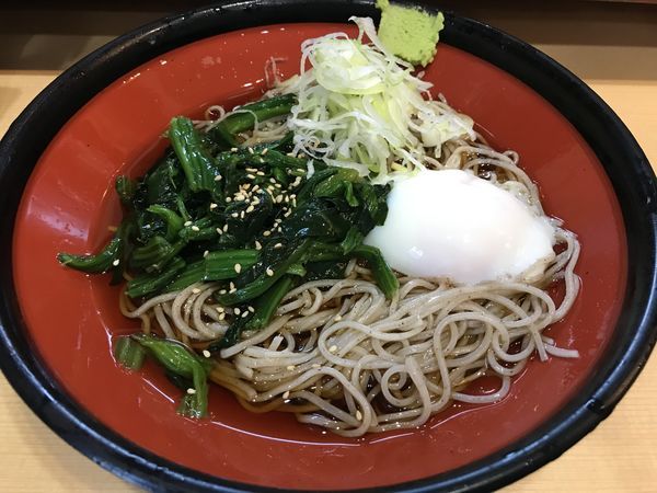 「冷し朝そば  330円」@そばの神田 東一屋 名掛丁店の写真