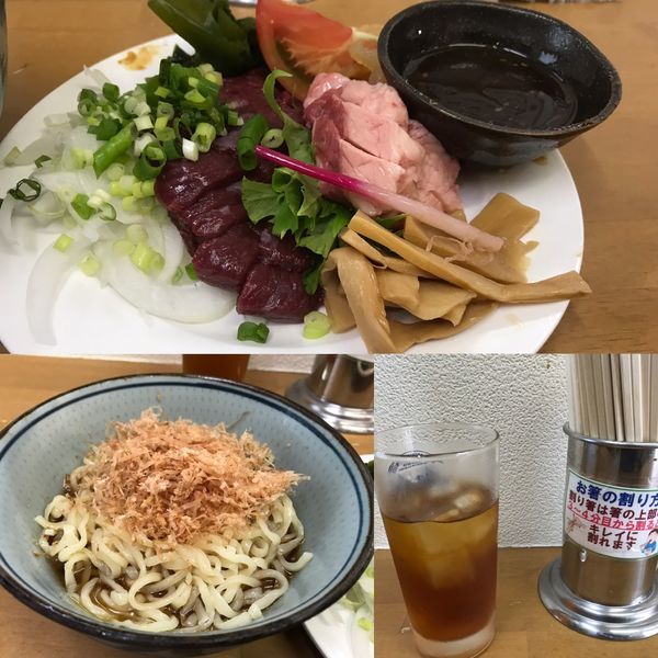 「馬刺し和風冷中S」@MENYA 食い味の道有楽の写真