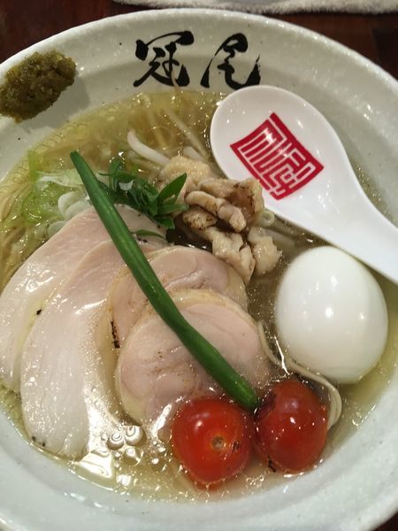 「特製鶏清湯らぁめん」@らぁめん冠尾 恵比寿西店の写真