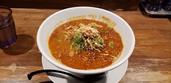 「担々麺　中辛」@麺処 鳴声の写真