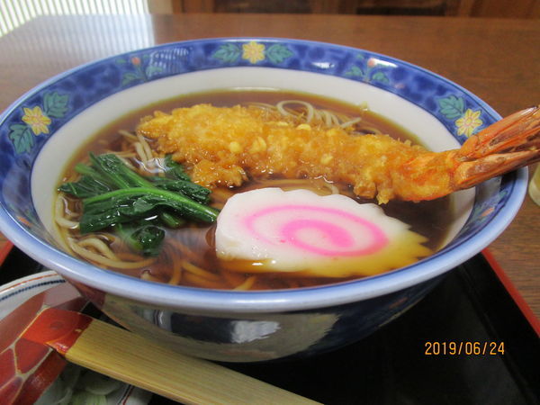 「天婦羅そば」@そば処 大むら 東伊興町店の写真