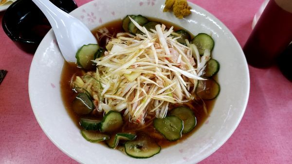 「冷しねぎそば」@中華料理 萬福の写真