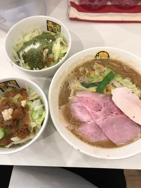 「濃菜麺800円ジロベジ100円バジベジ100円」@濃菜麺 井の庄 荻窪店の写真