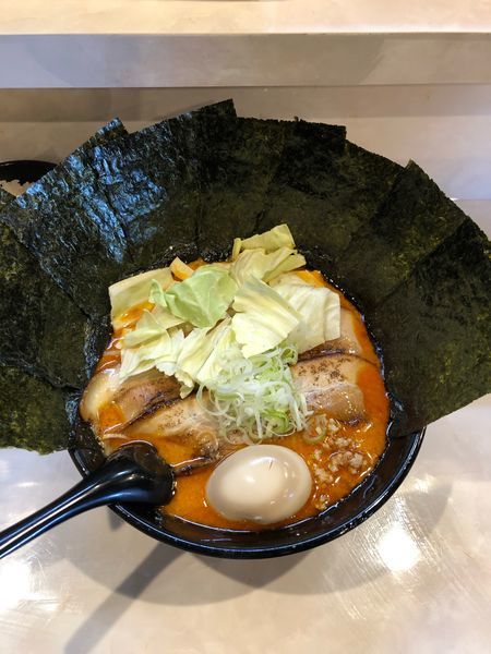 「からみそやスペシャル大盛り 海苔増し」@濃厚辛味噌ラーメン からみそやの写真