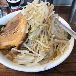 雷そば 濃厚 野菜マシ＋あぶら