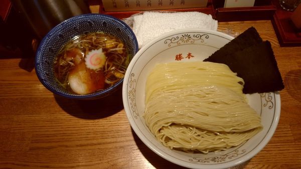 「清湯つけそば...830円+大盛り100円」@つけそば 神田勝本の写真