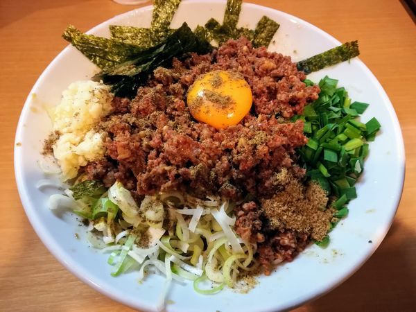 「我流豚星台湾混ぜ蕎麦950麺少ニンニクマシホアジャオマシ追飯」@豚星。の写真