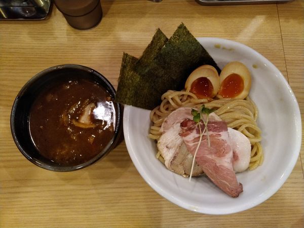 「特製豚骨魚介つけ麺」@常陸 景虎の写真