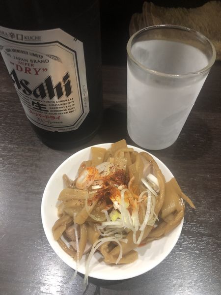 「塩チャーシュー・ビール」@中華そば べんてんの写真