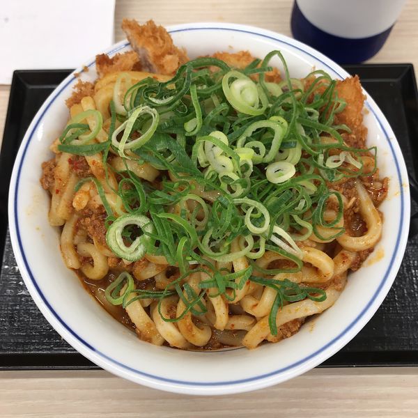 「カレーうどんカツ丼」@かつや 立川北口店の写真