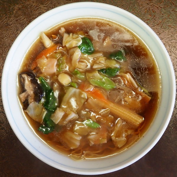 「五目うま煮そば」@盛華園 材木座店の写真