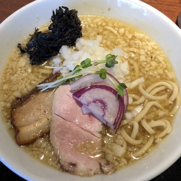 「背脂煮干しらーめん」@中華そば 蓮の華の写真