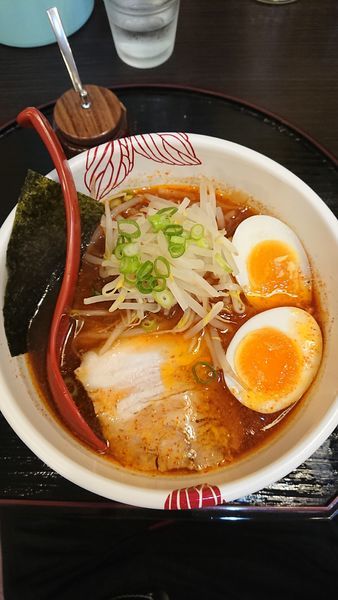 「赤いらーめん」@麺処 あす花の写真