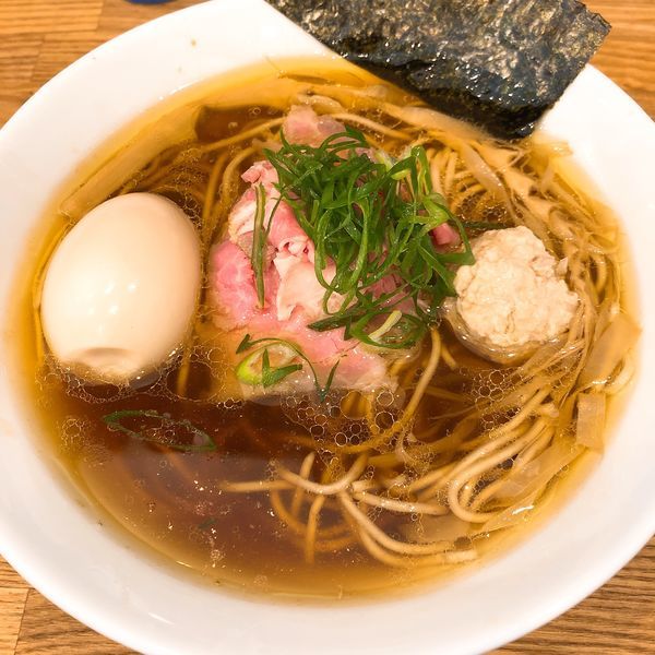 「味玉地鶏 (醤油) ¥850」@自家製麺 純の写真