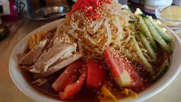 「冷やし中華」@古民家 やま小屋らーめんの写真